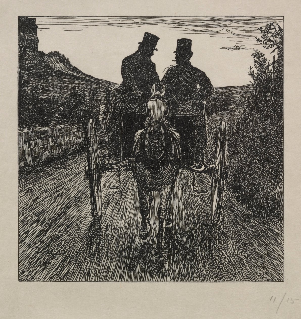 Hvorfor Pifflers mistet sin returkamp, 1865. av George Louis Palmella Busson Du Maurier