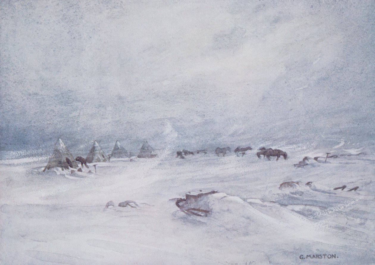 A Blizzard on the Barrier, illustrasjon fra 