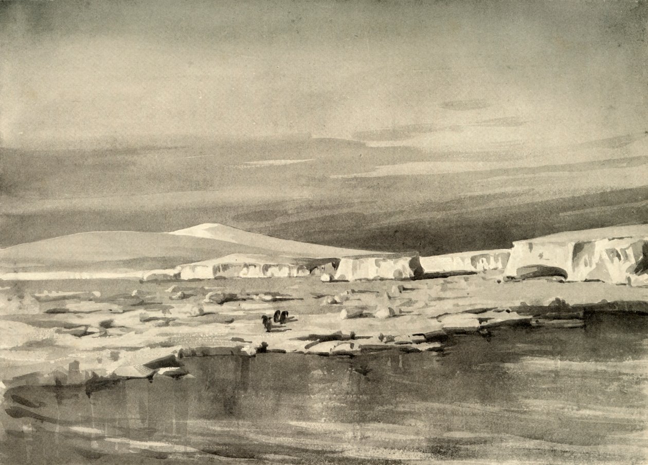 Bay of Whales, or Balloon Bight, c1908, 1909.   av George Marston