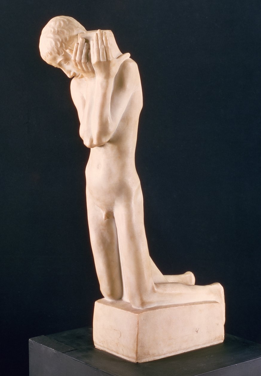 The Relic Bearer, skulptur av George Minne (1866-1941) ca. 1897 (marmor) av George Minne