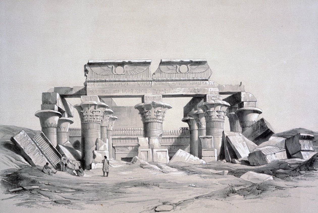 Koom-Ombos, Egypt, 1843 av George Moore