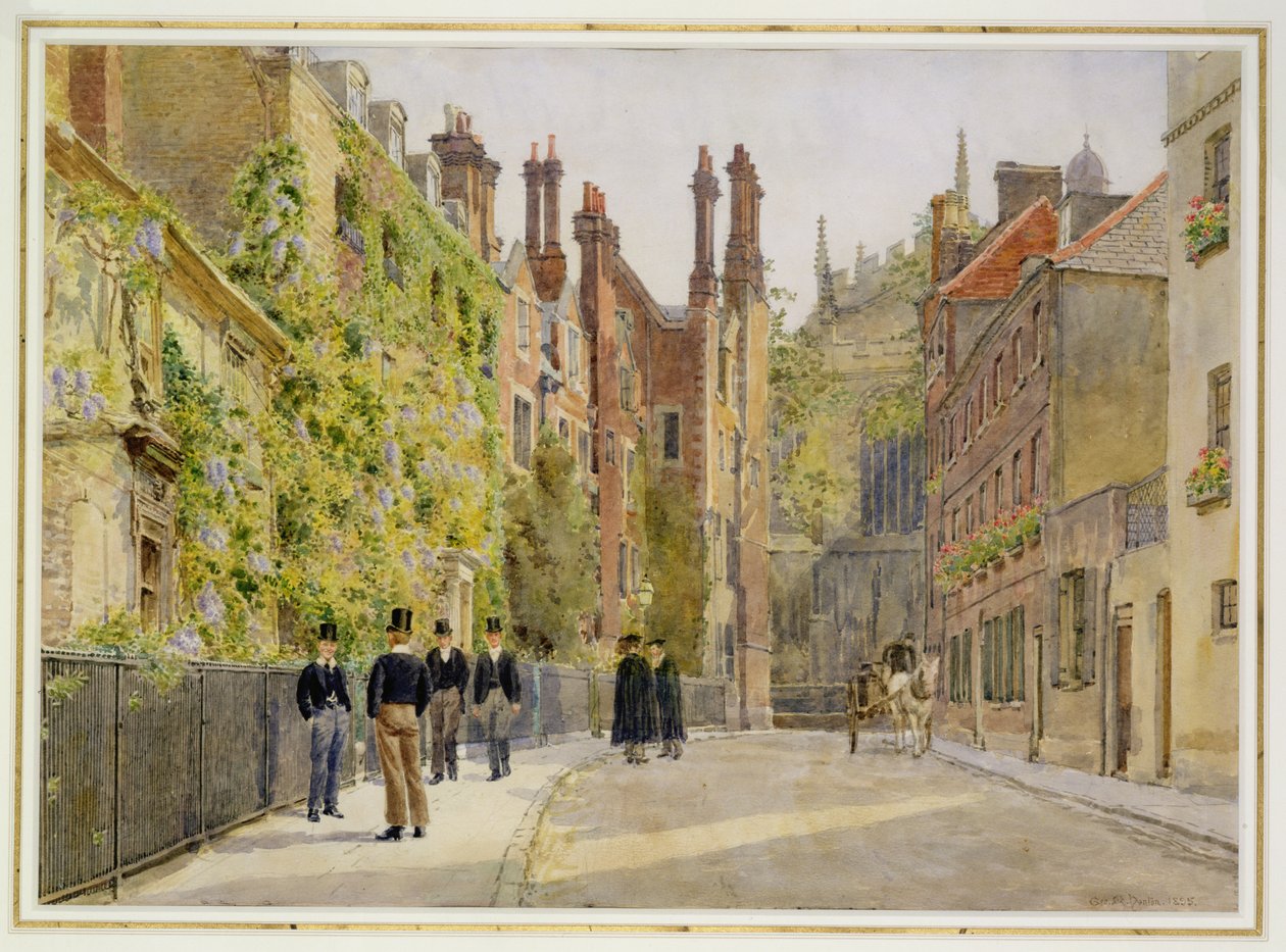 Keats Lane, Eton College, 1895 (wc) av George Moore Henton