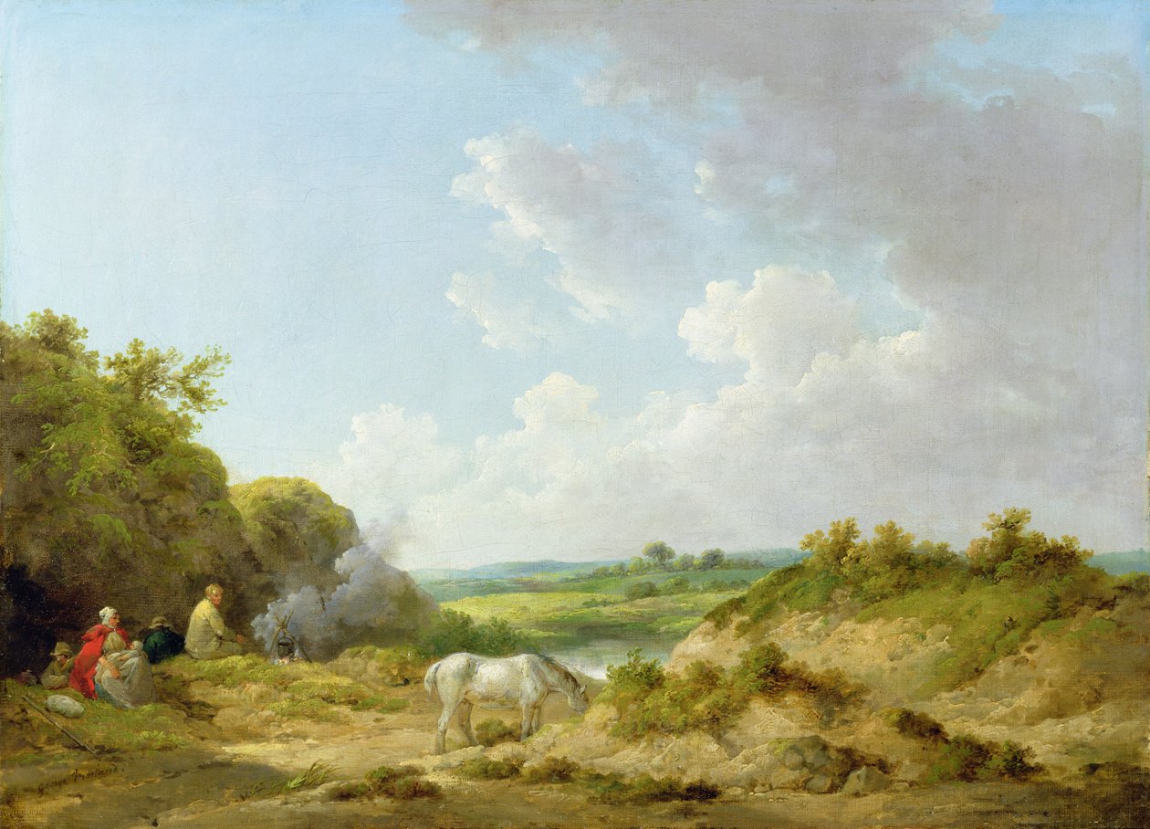 En sigøynerleir av George Morland