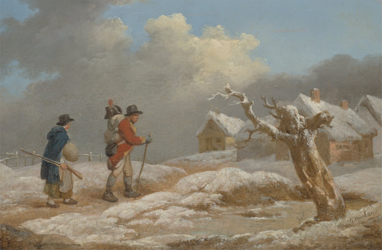 En soldats retur av George Morland