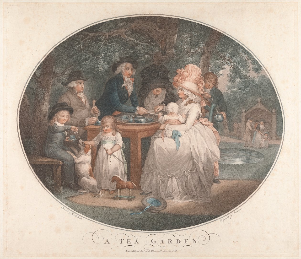 En tehage av George Morland