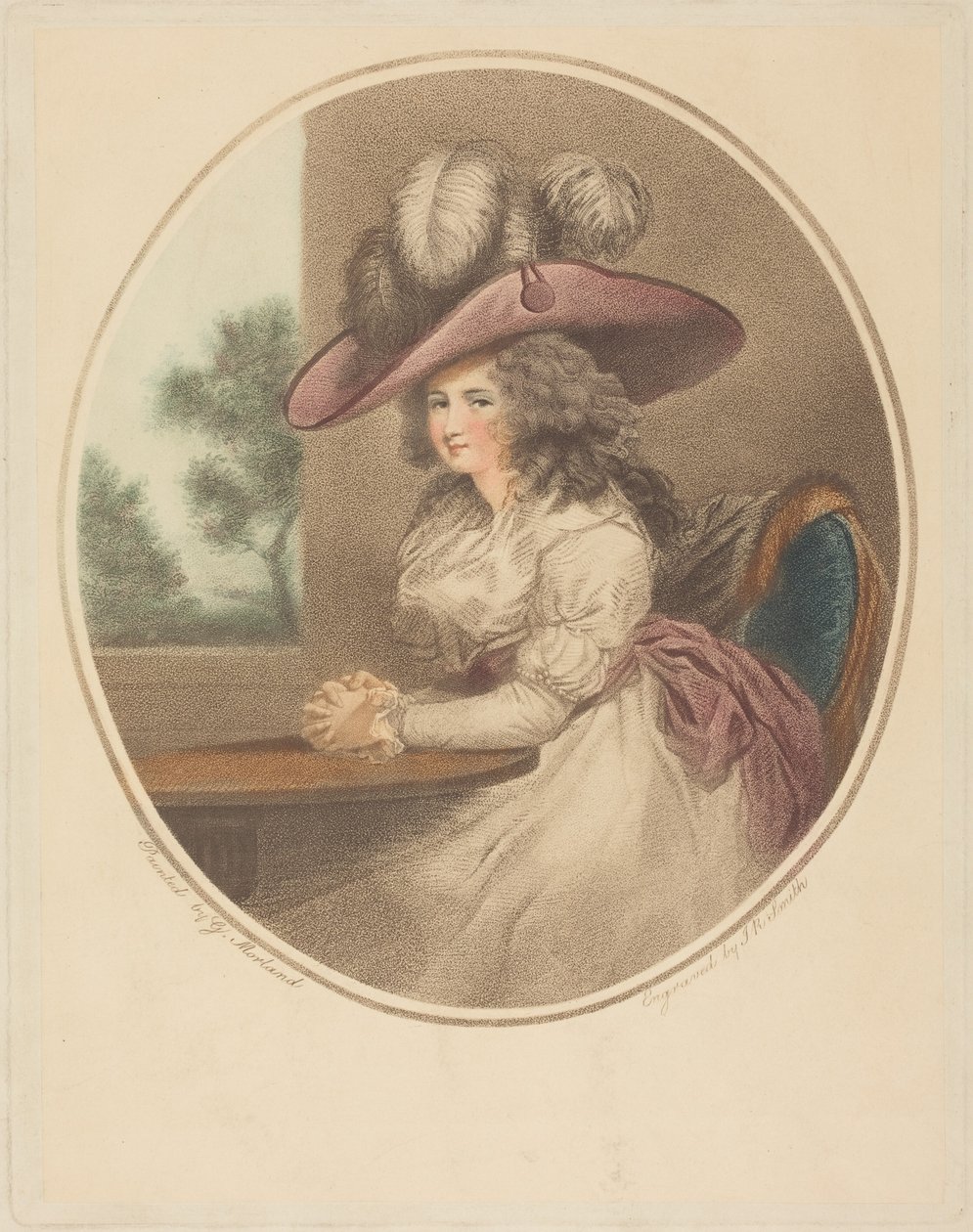 Anne Ward Morland (Delia i byen) av George Morland
