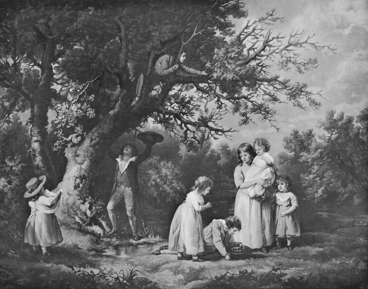 Barnefuglhekking, 1789, 1912 av George Morland