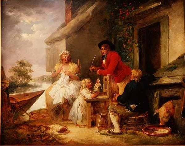 Hyttedør av George Morland