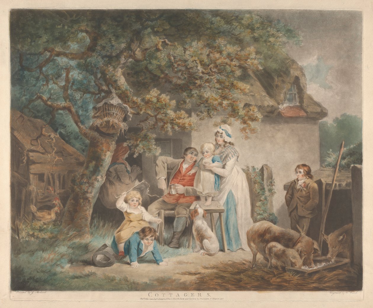Hytteboere av George Morland