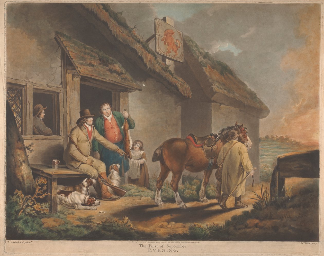 Den første september - kveld av George Morland