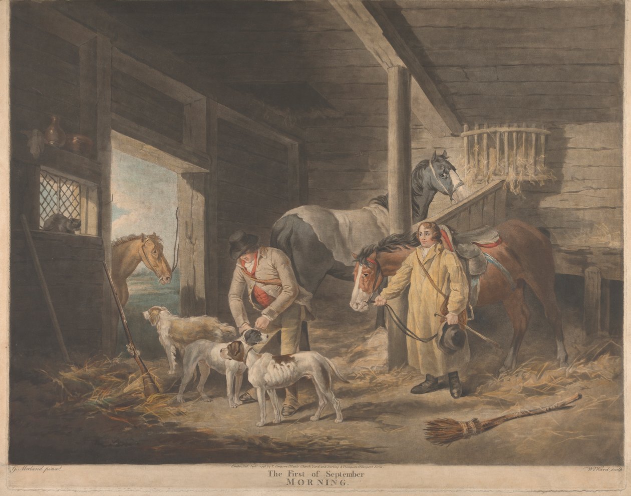 Den første september - morgen av George Morland