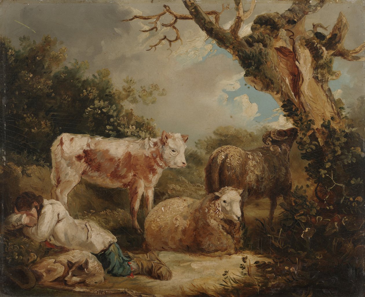 Hyrdens hvile av George Morland