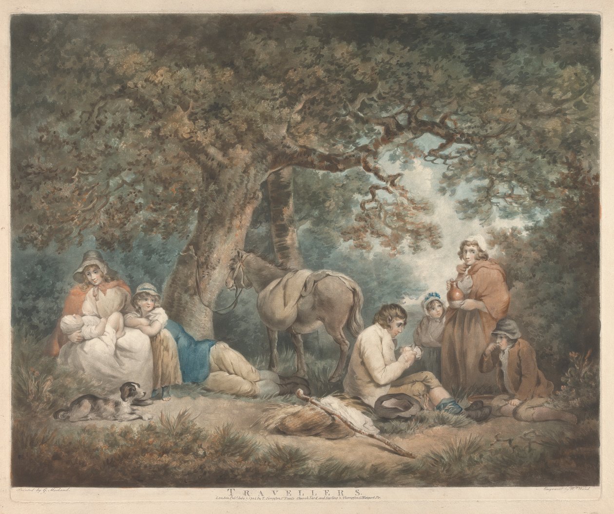 Reisende av George Morland