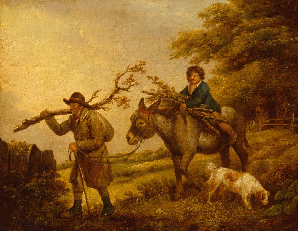 Twig Gatherers (olje) av George Morland