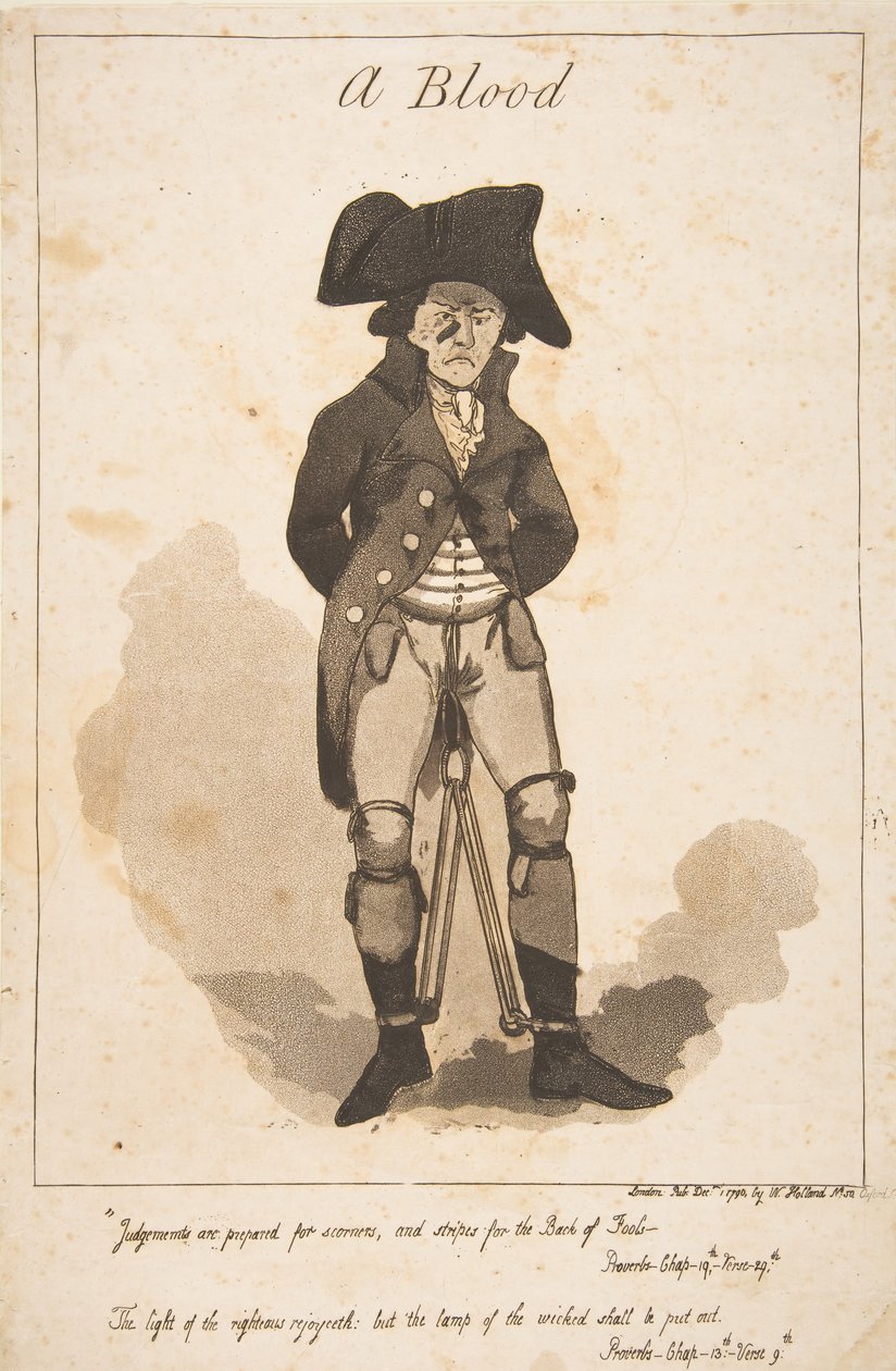 A Blood, 1. desember 1790. av George Moutard Woodward