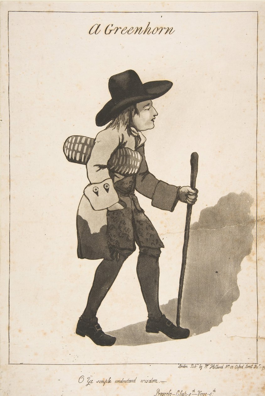 A Greenhorn, 1. desember 1790. av George Moutard Woodward