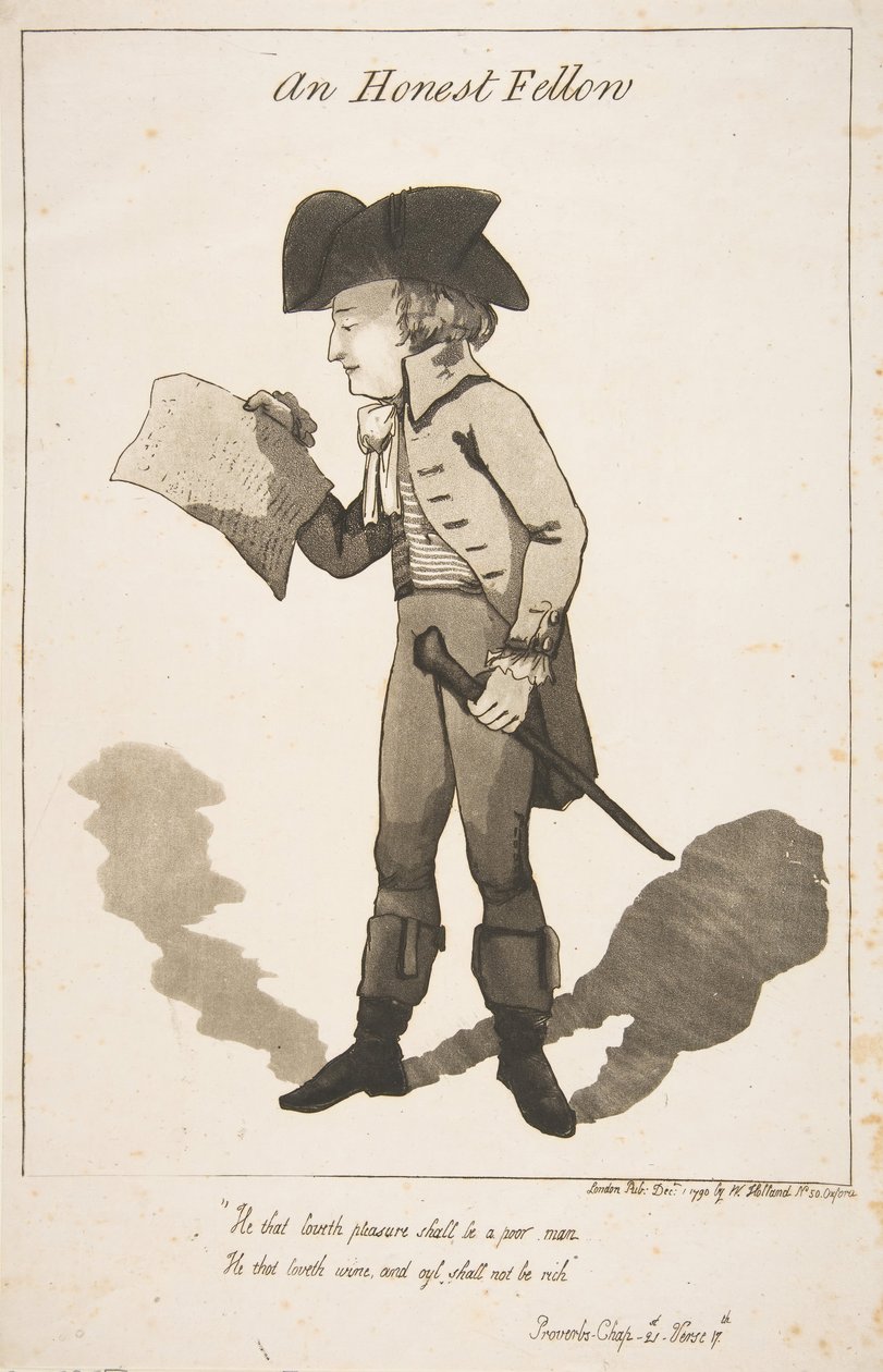 En ærlig stipendiat, 1. desember 1790. av George Moutard Woodward