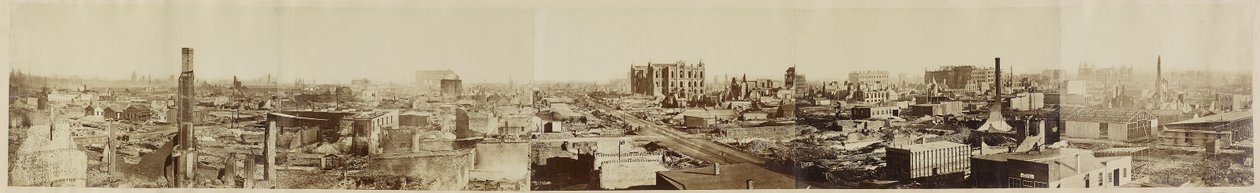 Uten tittel (Chicago etter Chicago-brannen) av George N. (attr.to) Barnard