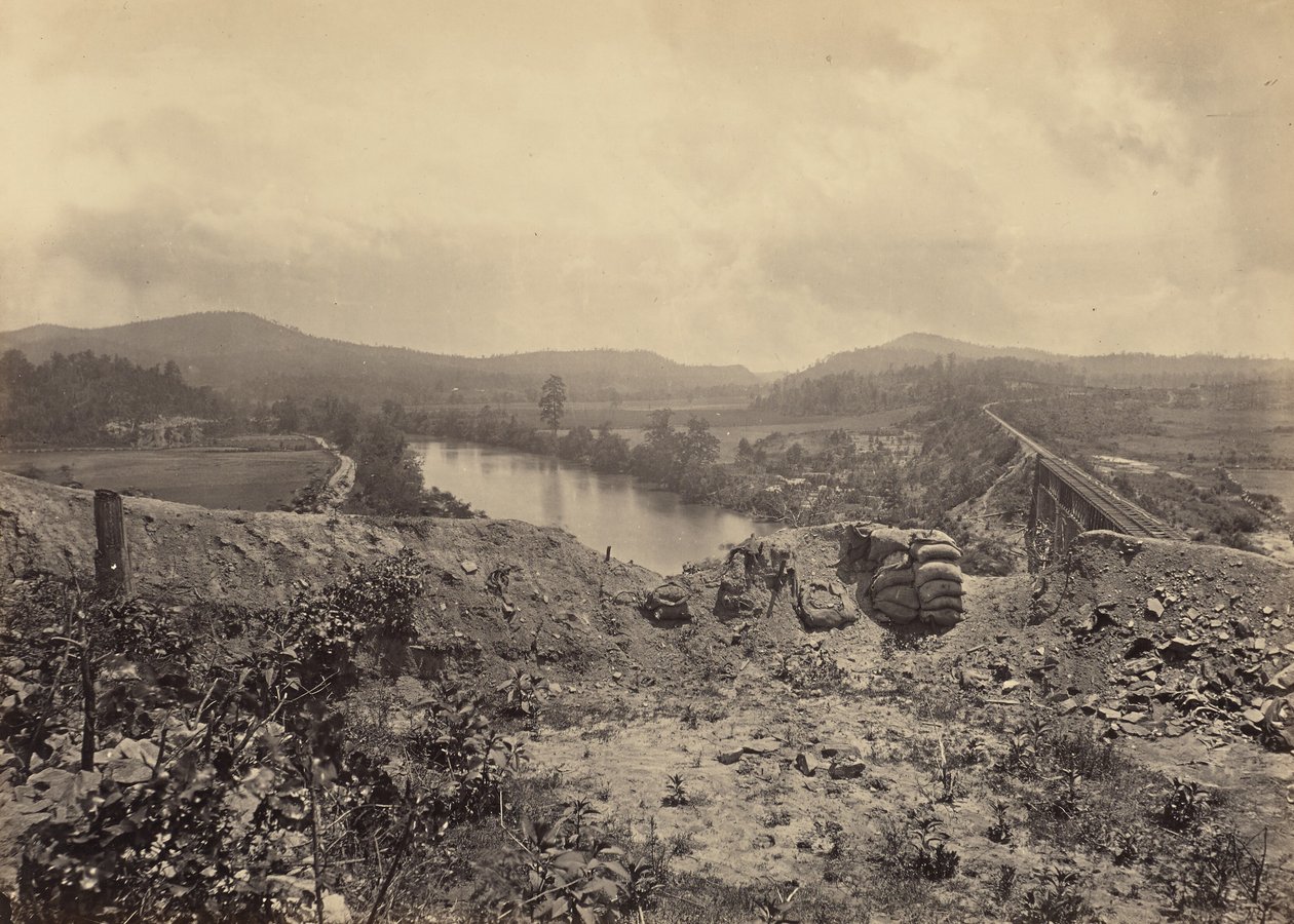 Allatoona fra Etawah av George N. Barnard