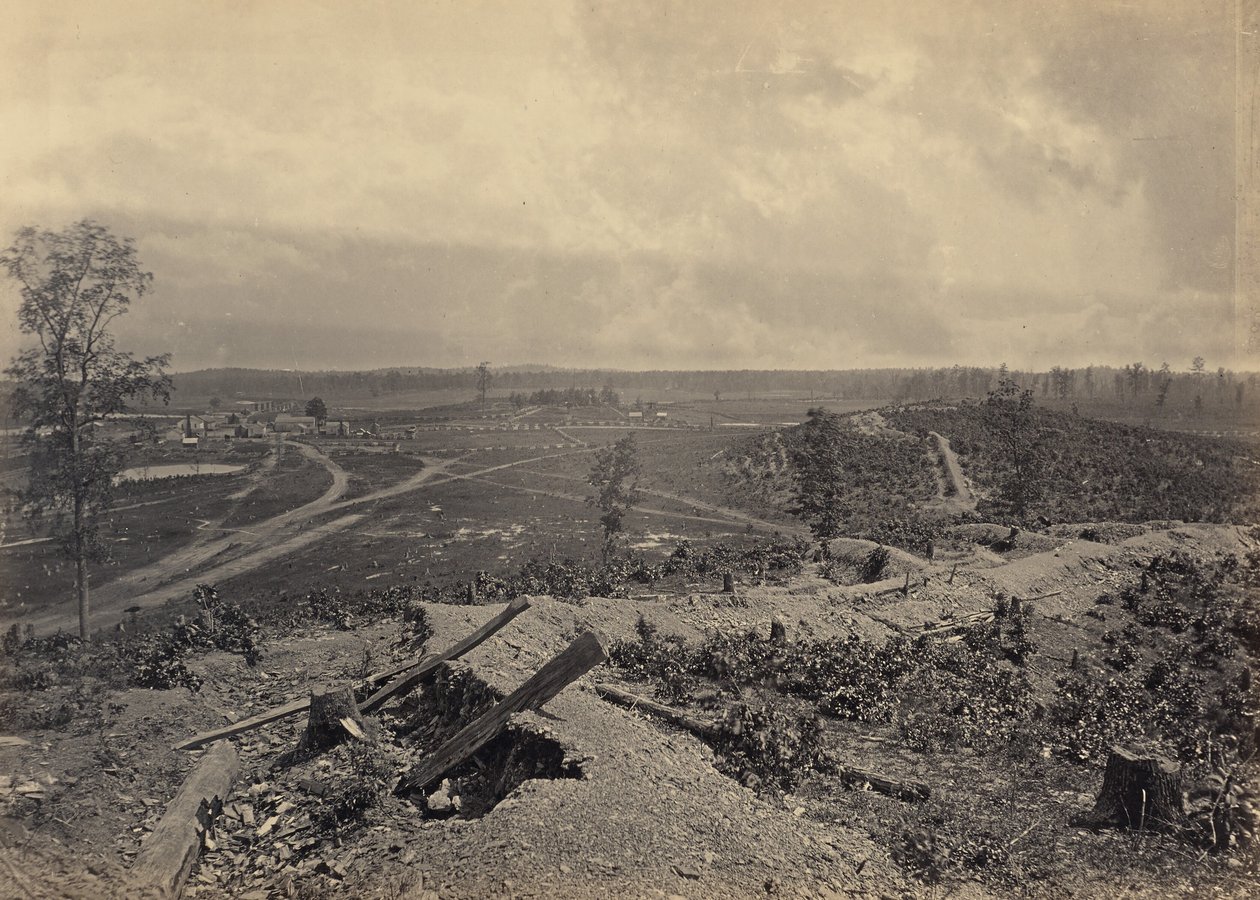 Slagmarken ved Resaca, Georgia, nr. 4 av George N. Barnard