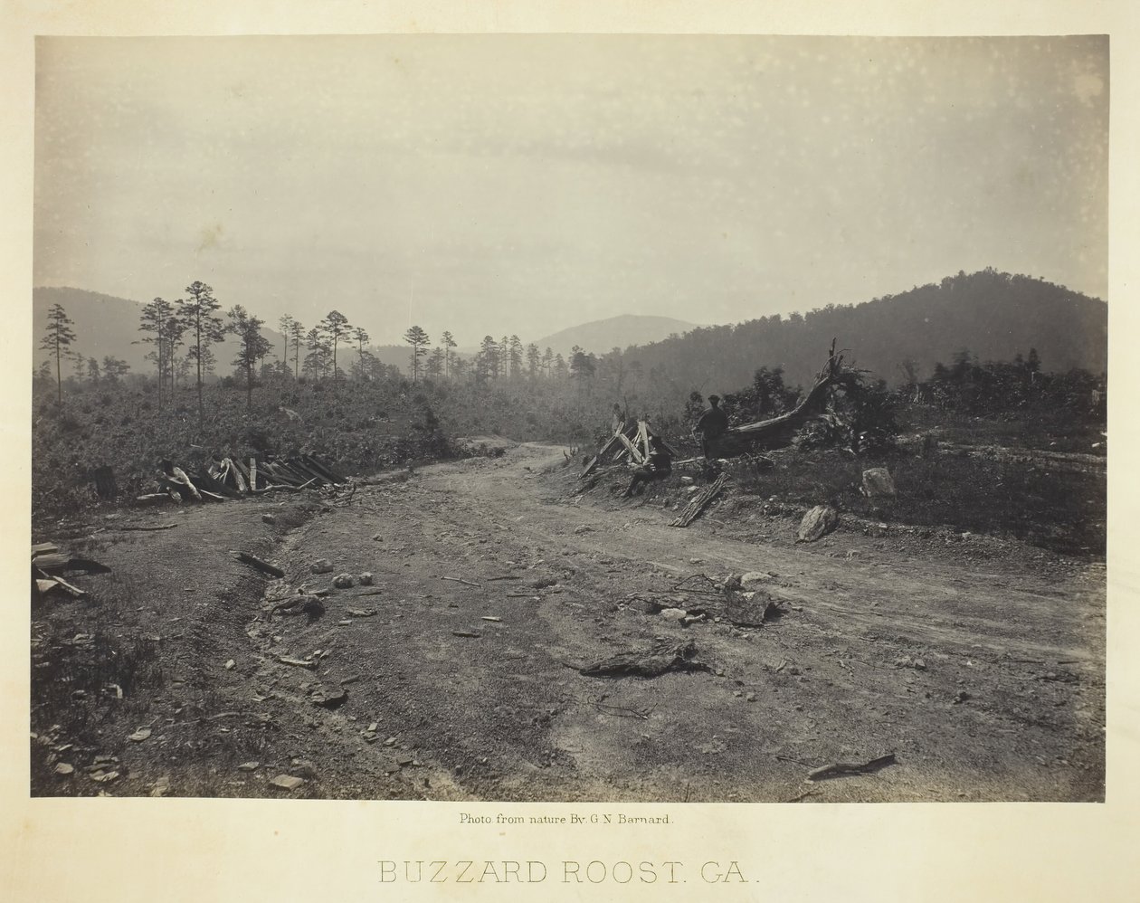 Buzzard Roost, GA, 1866. av George N. Barnard
