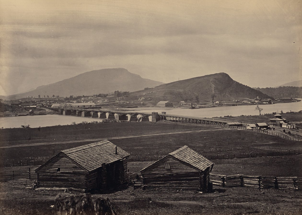 Chattanooga sett fra nord av George N. Barnard