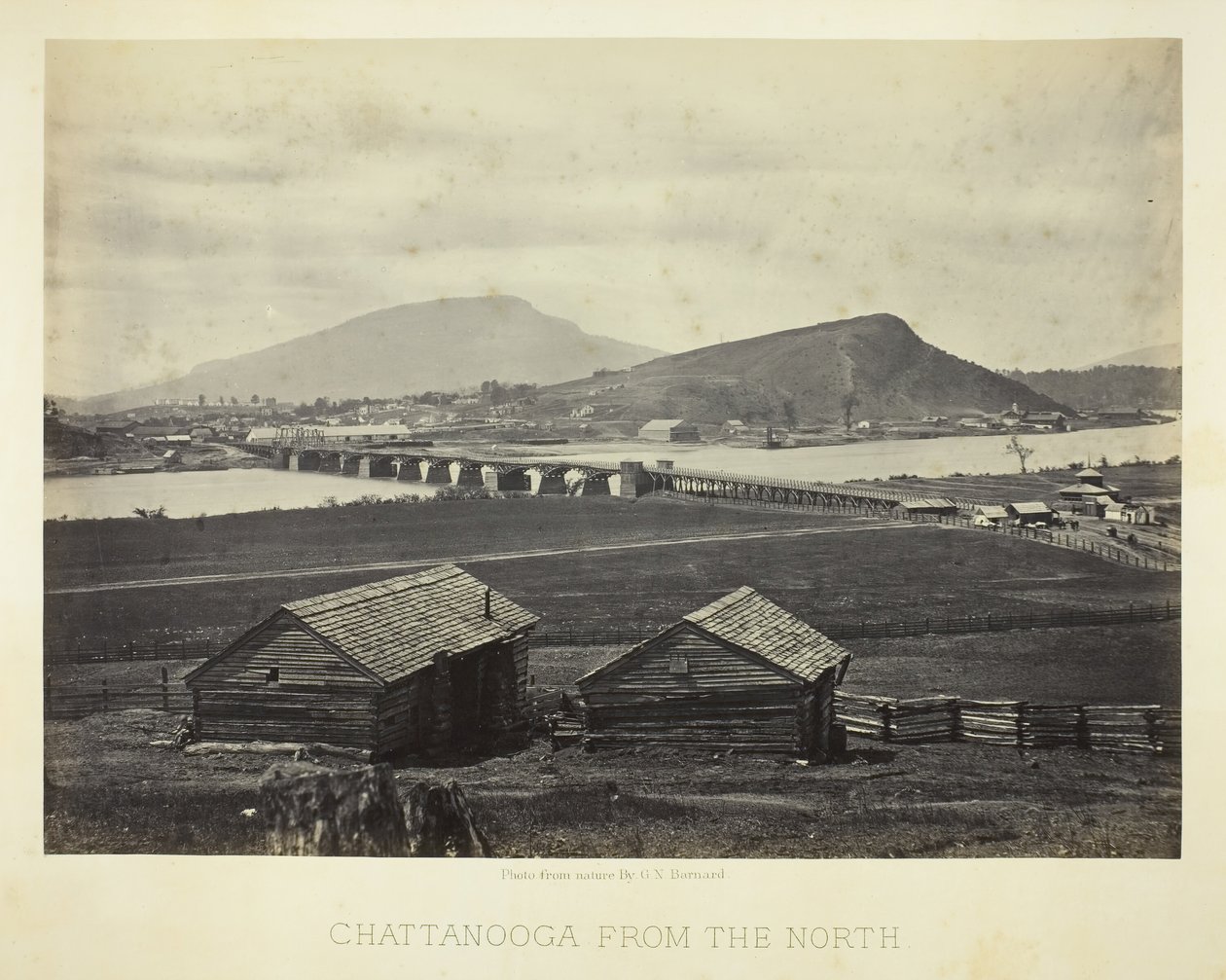 Chattanooga fra nord, 1864. av George N. Barnard