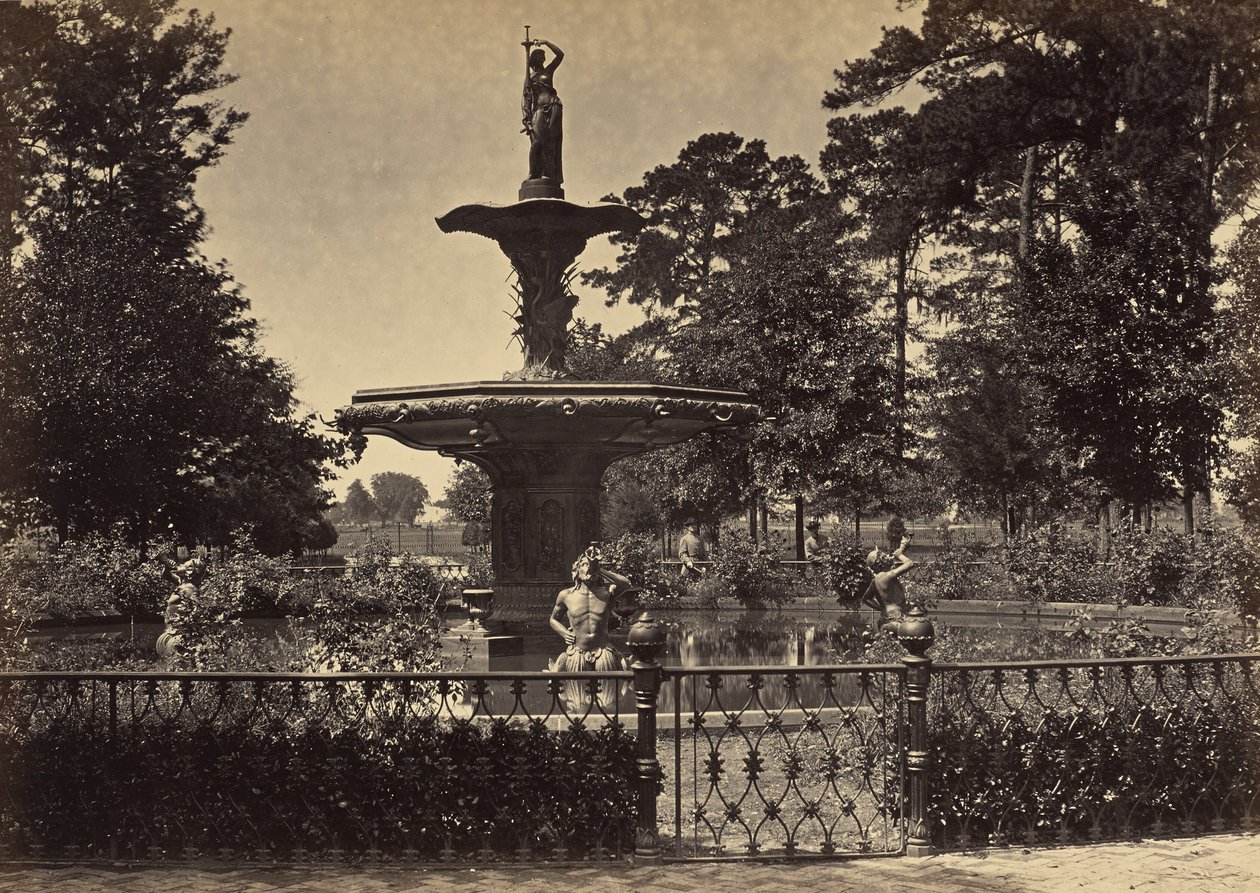 [Fountain Savannah, Georgia] av George N. Barnard