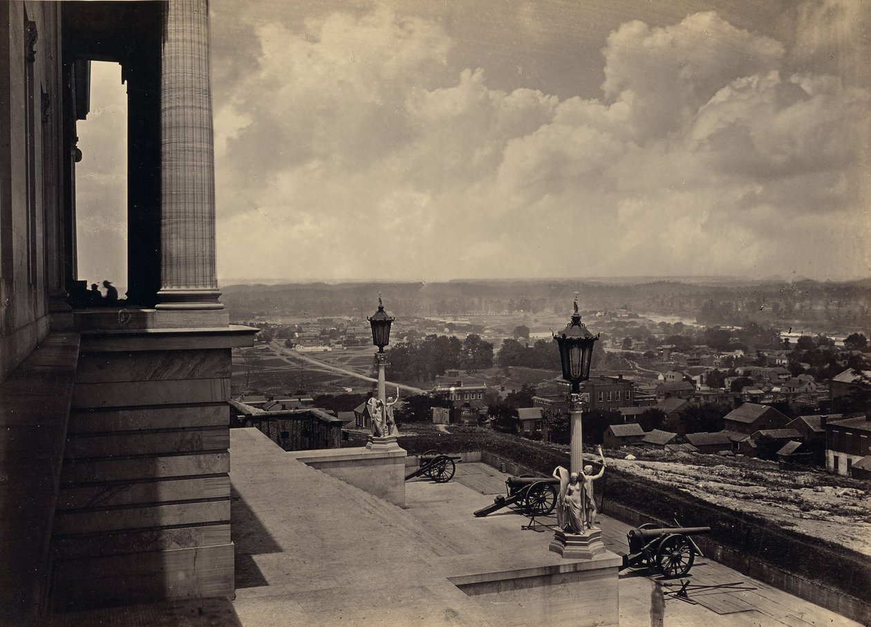 Nashville sett fra Capitol av George N. Barnard