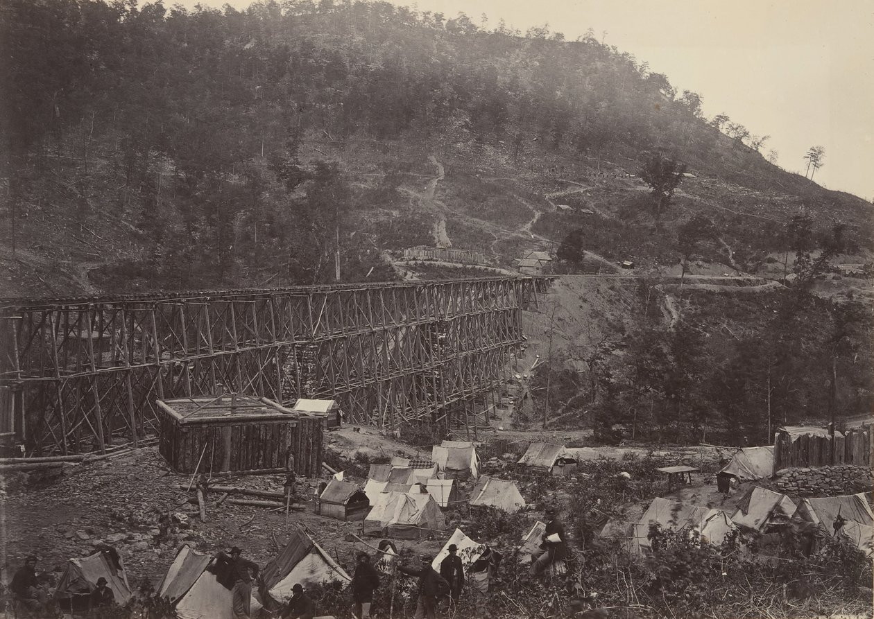 Pass i Racoon Range, Whiteside nr. 1, 1860-tallet. av George N. Barnard