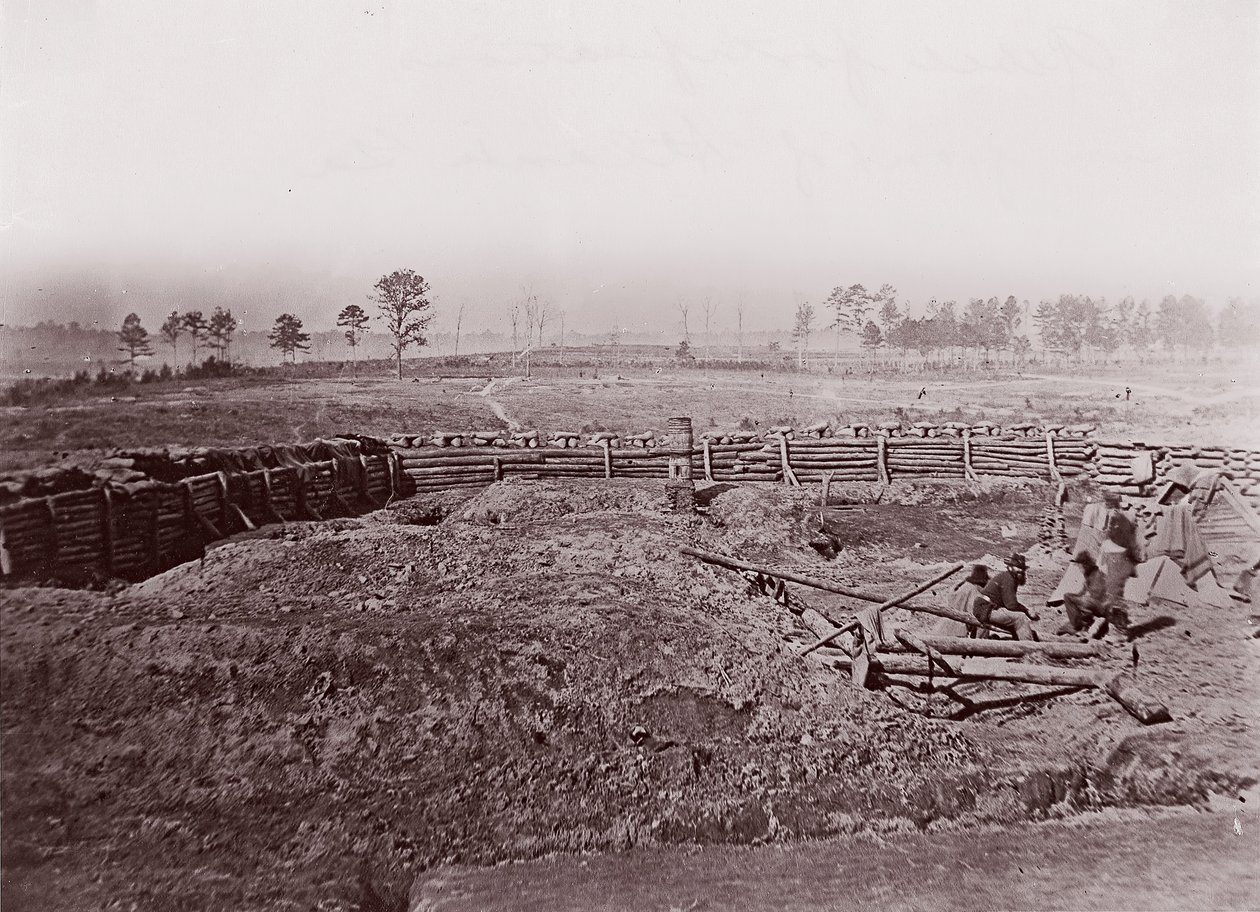 Rebel Fortifications foran Atlanta, ca. 1864. av George N. Barnard