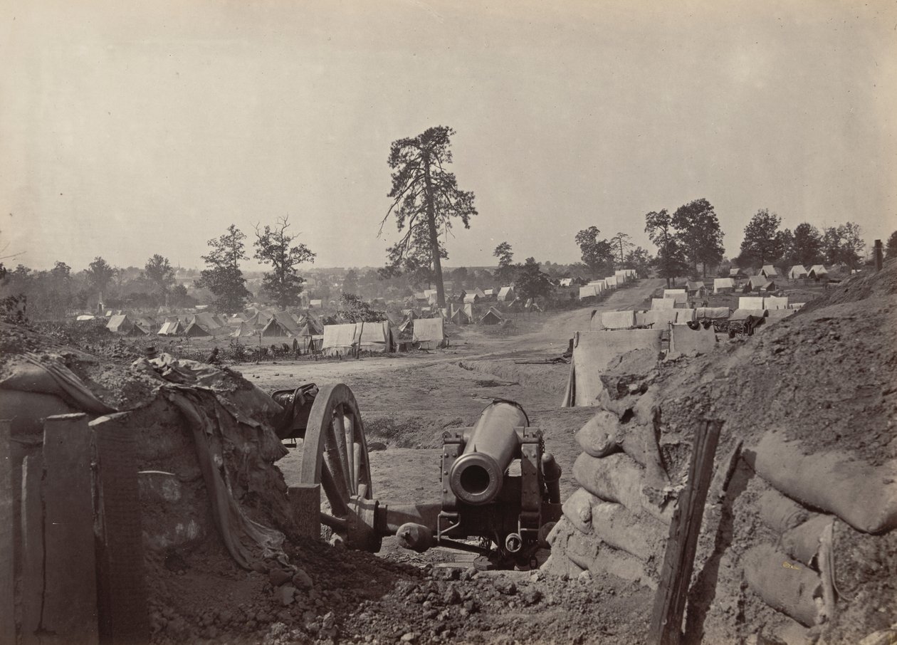 Sørstatsbefestninger foran Atlanta, Georgia (nr. 3) av George N. Barnard