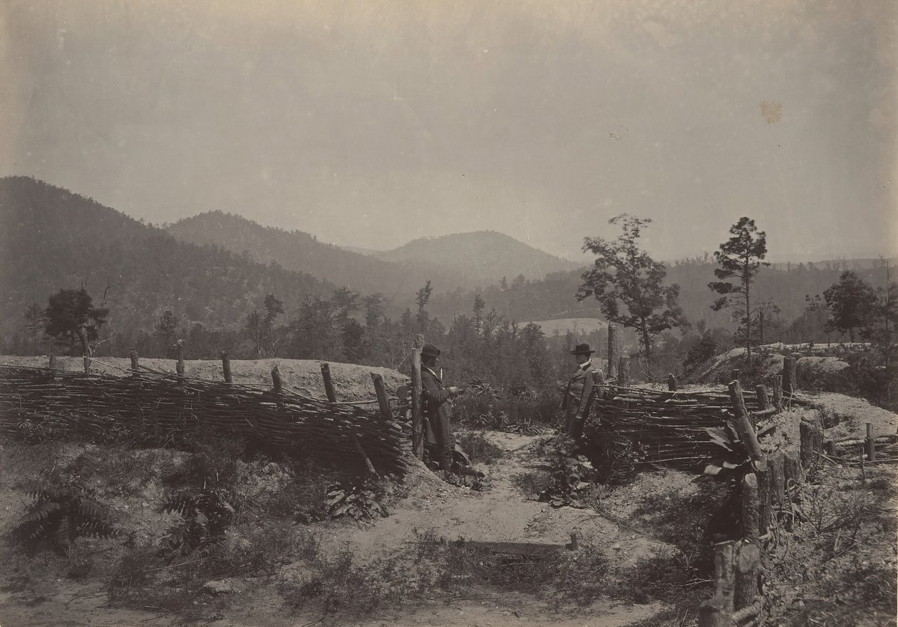 Allatoona-passet, Georgia, 1860-tallet. av George N. Barnard