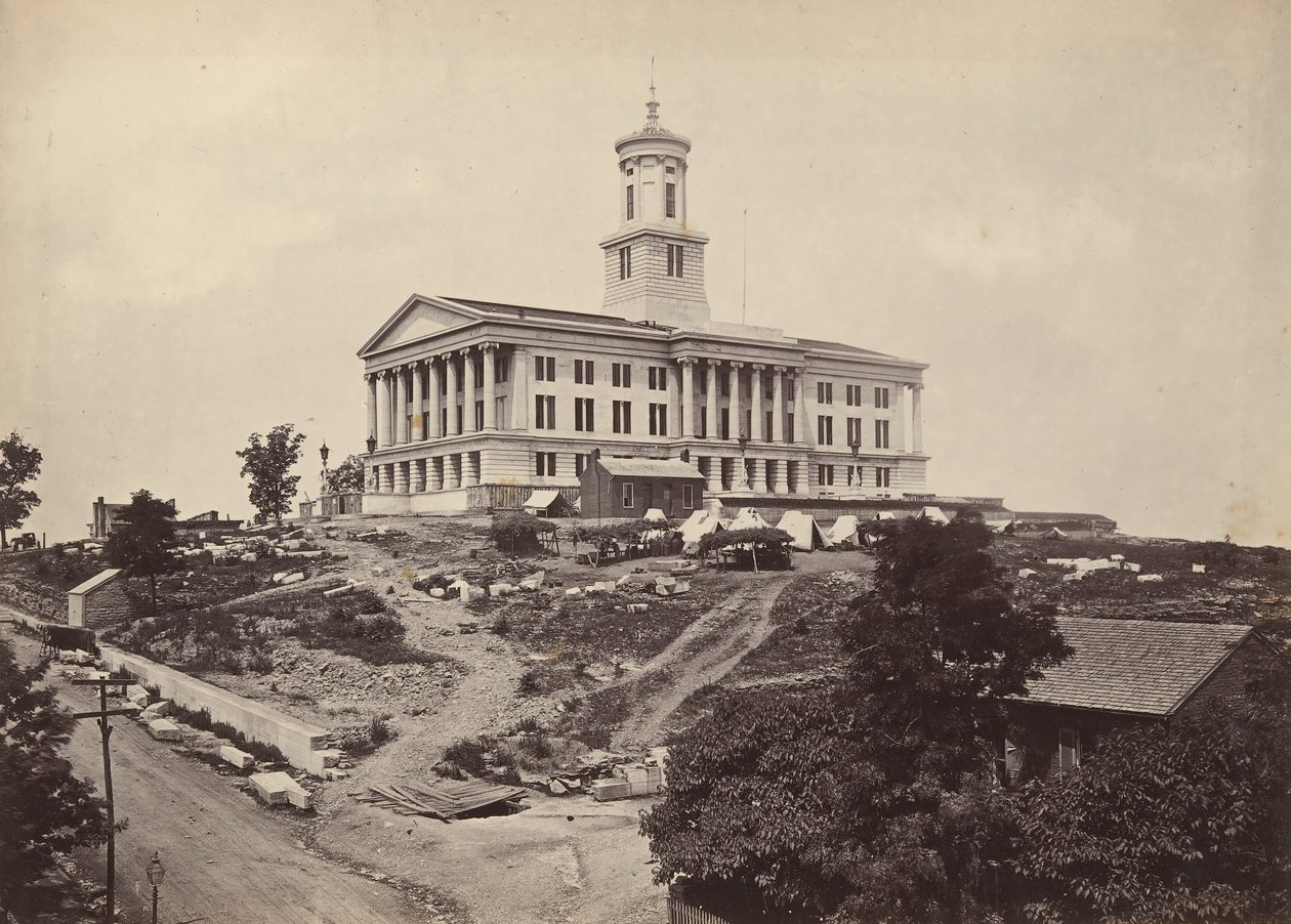The Capitol, Nashville, Tennessee, 1860-tallet. av George N. Barnard