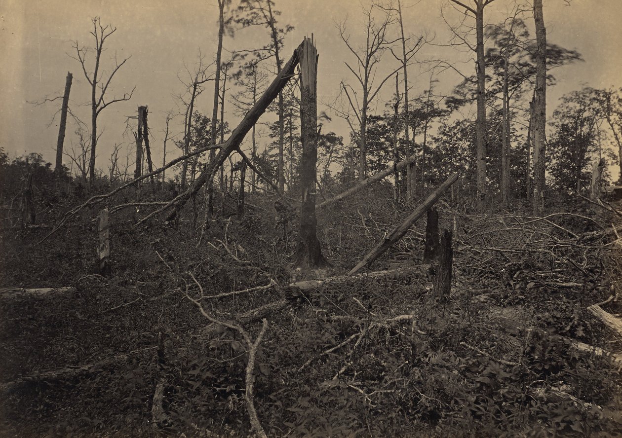 «Helveteshullet», New Hope-kirken, Georgia av George N. Barnard