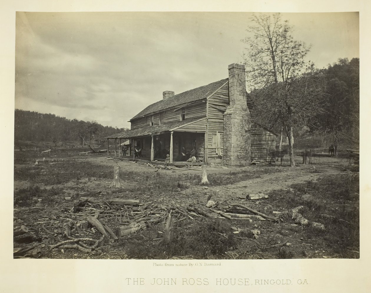 John Ross House, Ringgold, GA, 1866. av George N. Barnard