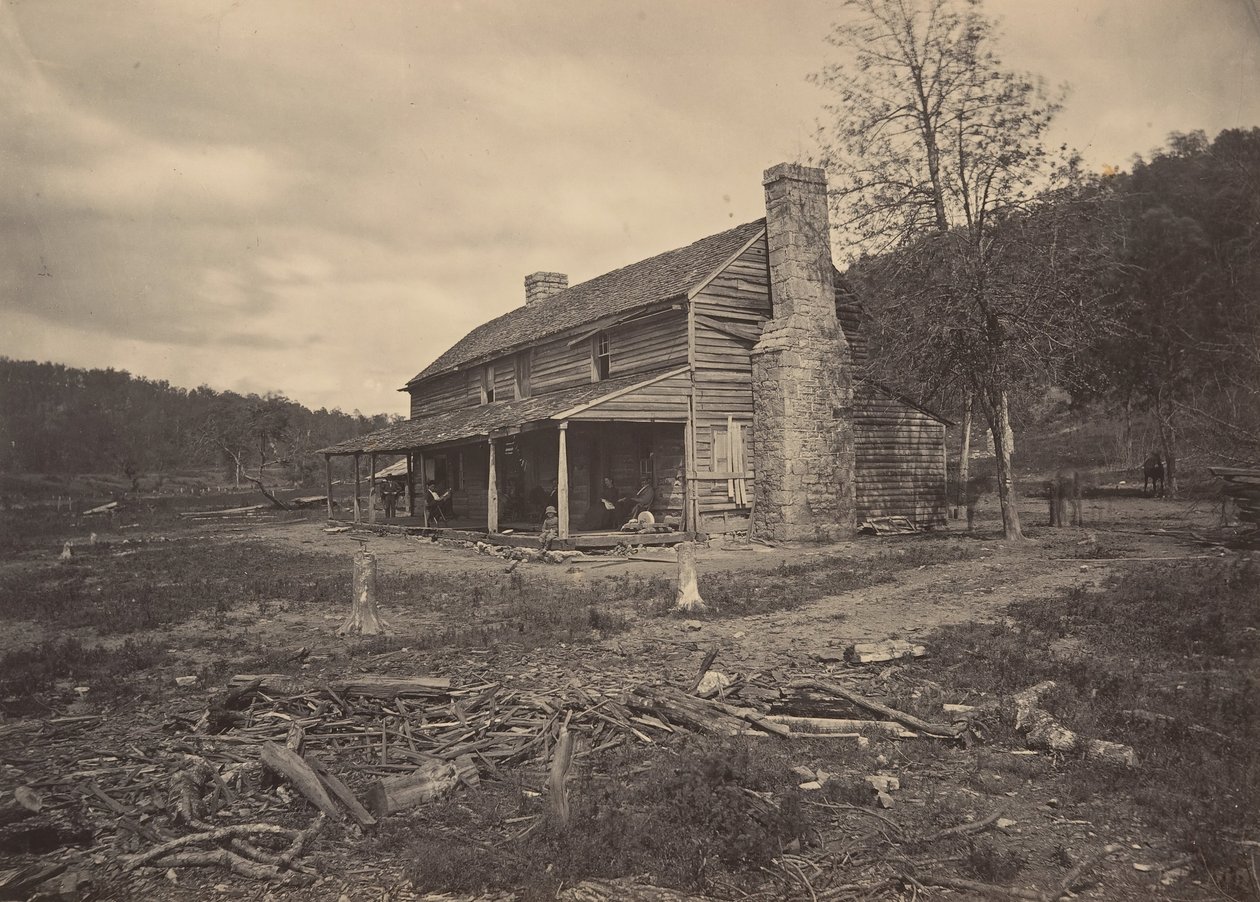 John Ross House, Ringold, Georgia, 1860-tallet. av George N. Barnard