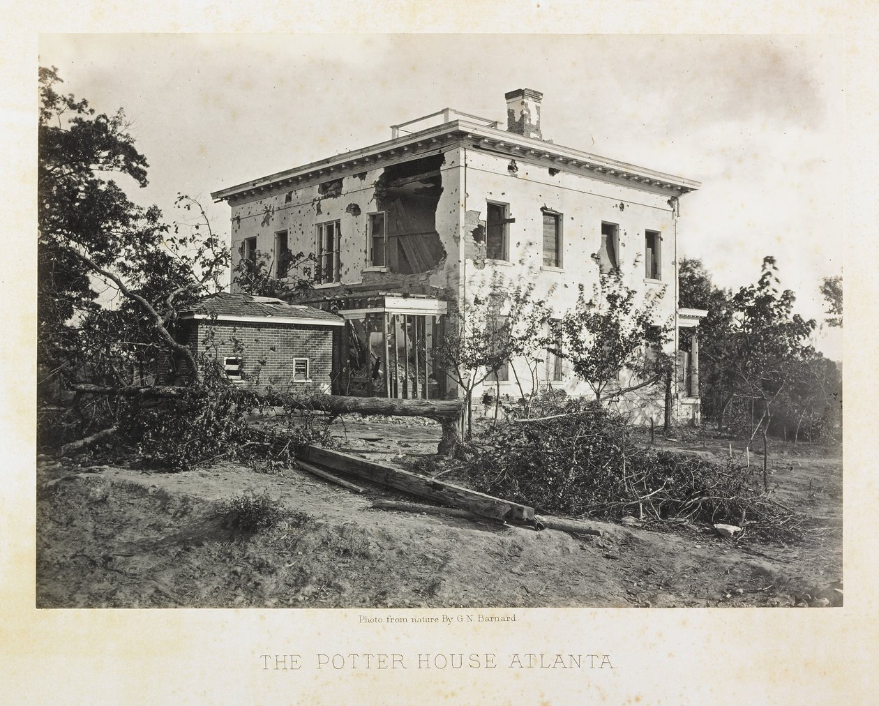 Potter-huset, Atlanta av George N. Barnard