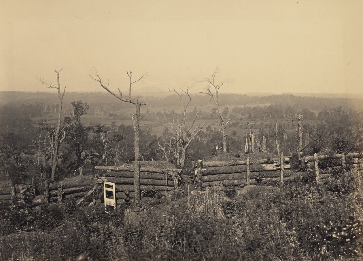 Utsikt over Kennesaw Mountain, Georgia av George N. Barnard