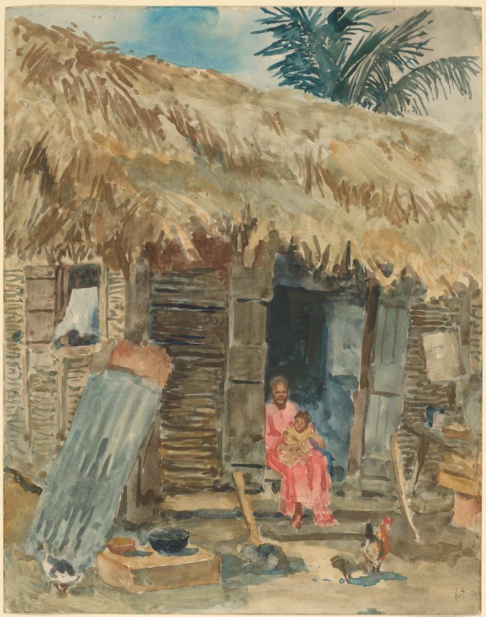 Hytte i Trinidad av George Overbury
