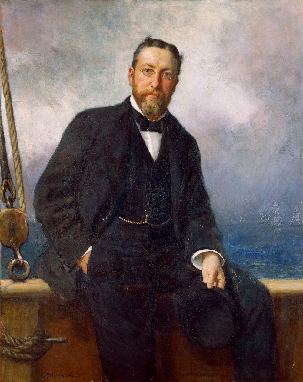 Peter Thellusson (olje på lerret) av George Percy Jacob Hood