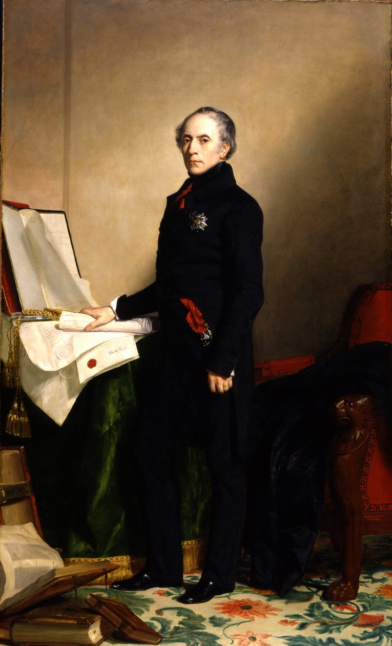 Francois Pierre Guillaume Guizot, 1841. av George Peter Alexander Healy