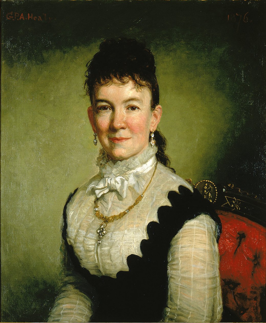 Fru Albert J. Myer Catherine Walden, 1876. av George Peter Alexander Healy
