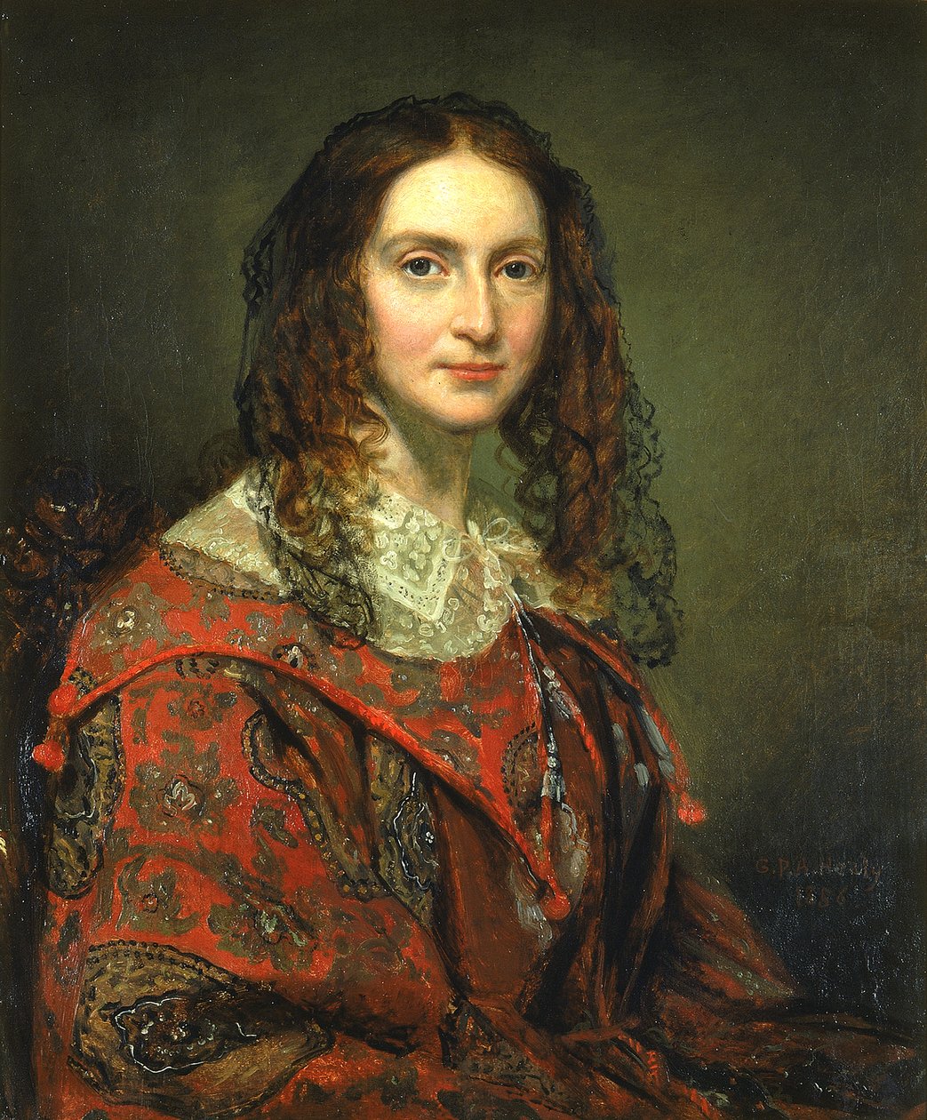 doamna Thomas B. Bryan, 1856. norvegian av George Peter Alexander Healy