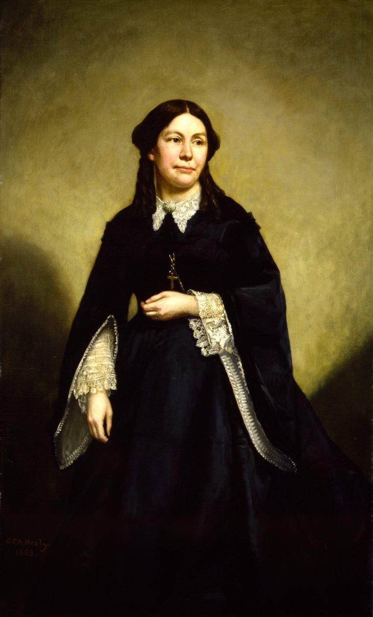 Mrs. William Tecumseh Sherman, 1868. av George Peter Alexander Healy