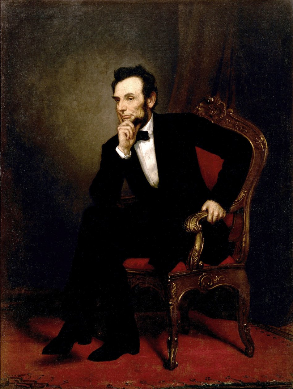Portrett av Abraham Lincoln av George Peter Alexander Healy