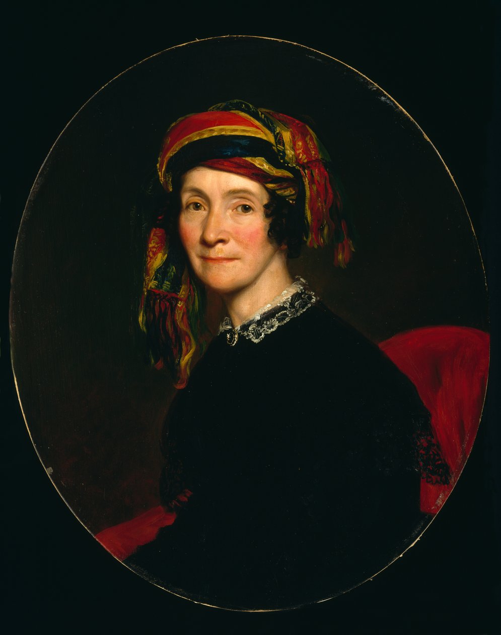 Portrett av fru Jonathan Russell, ca. 1845 av George Peter Alexander Healy