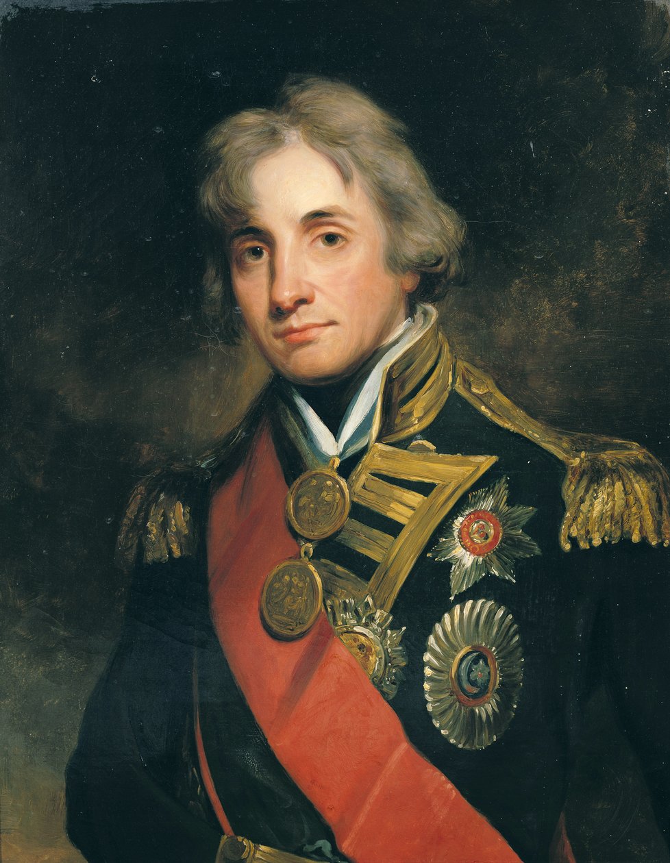 Portrett av Nelson (1758-1805) av George Peter Alexander Healy