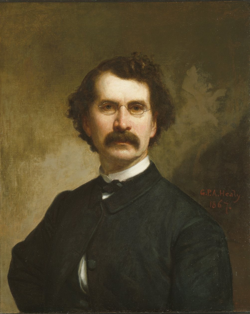Selvportrett, 1867 av George Peter Alexander Healy