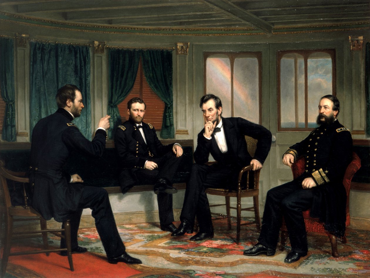 Fredsstifterne, 1865 av George Peter Alexander Healy